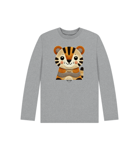 Athletic Grey Printed Kids T-Shirt