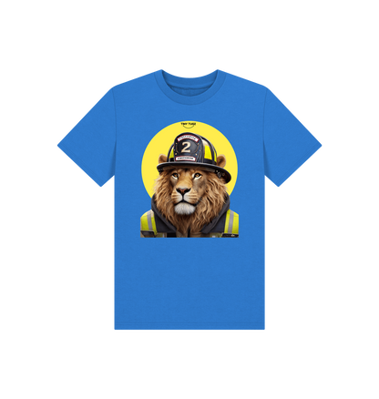 Bright Blue Printed Kids T-Shirt