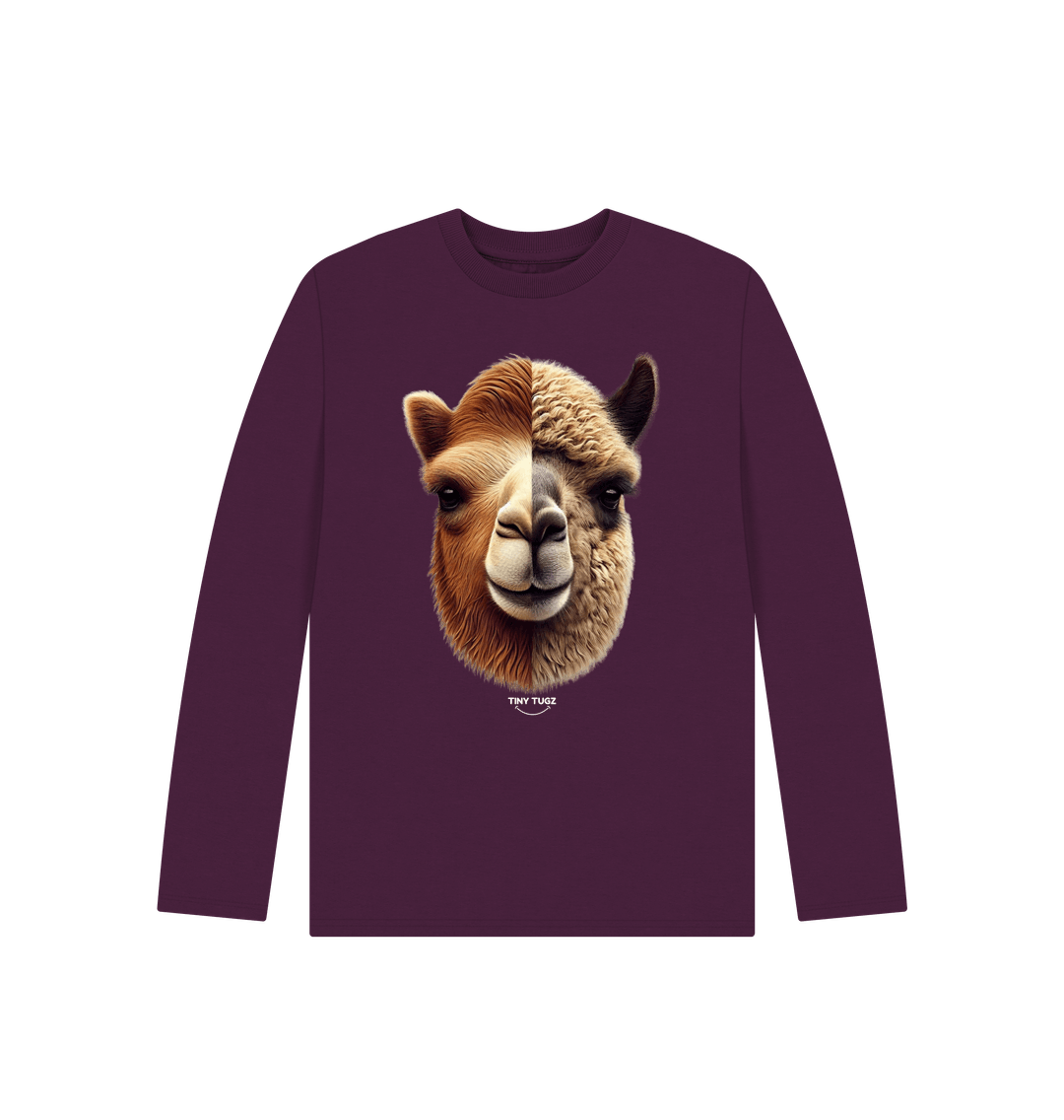 Purple Printed Kids T-Shirt