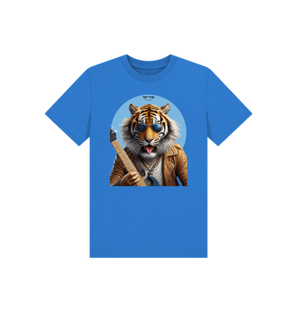 Bright Blue Printed Kids T-Shirt