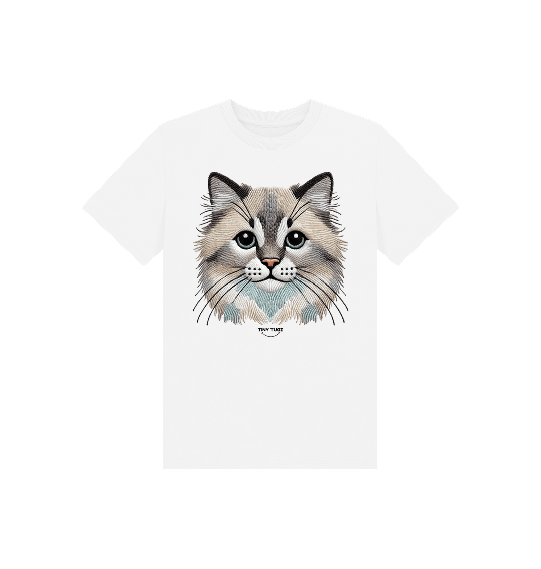 White Printed Kids T-Shirt