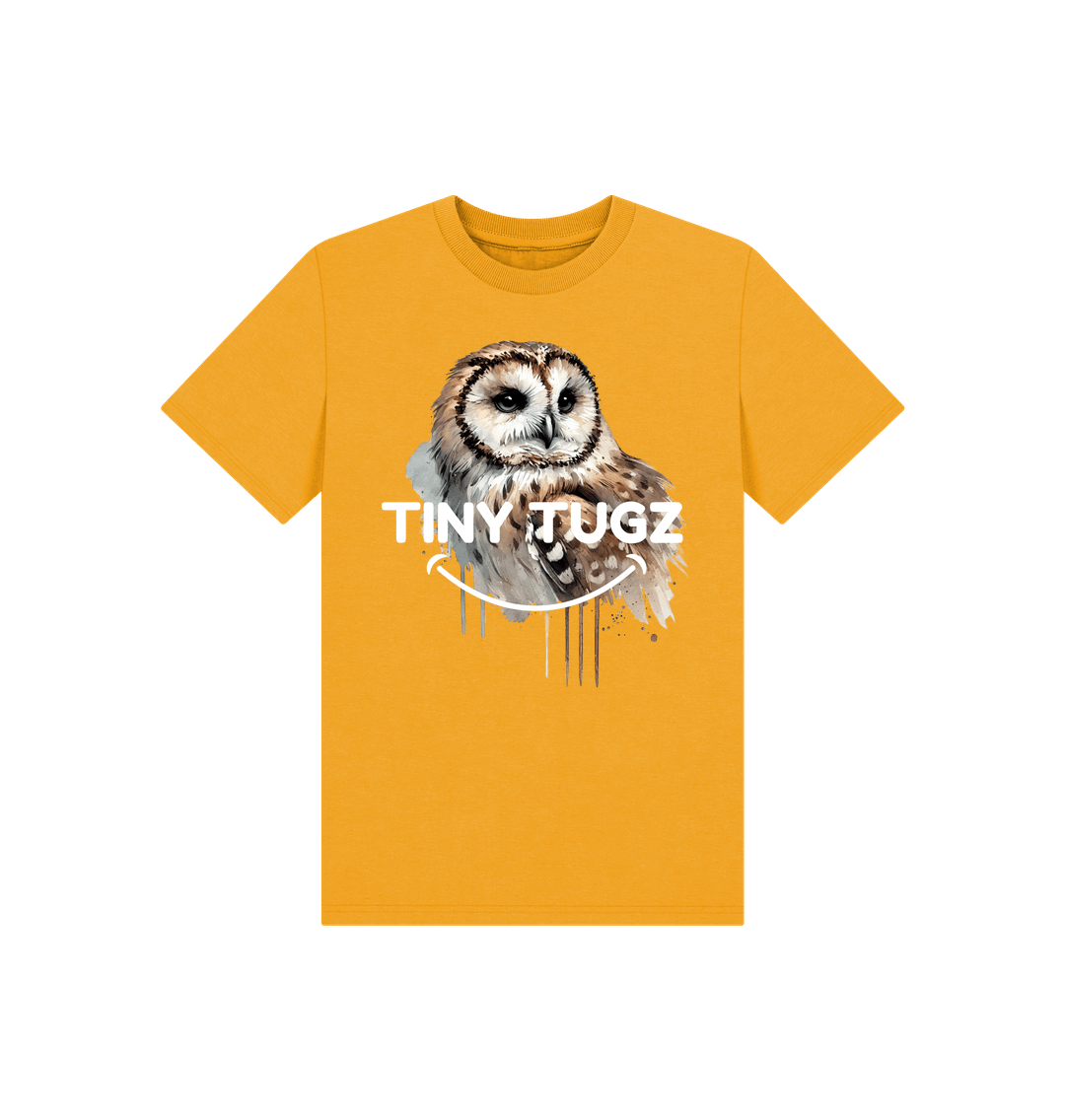 Mustard Printed Kids T-Shirt