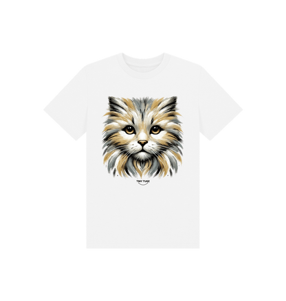 White Printed Kids T-Shirt