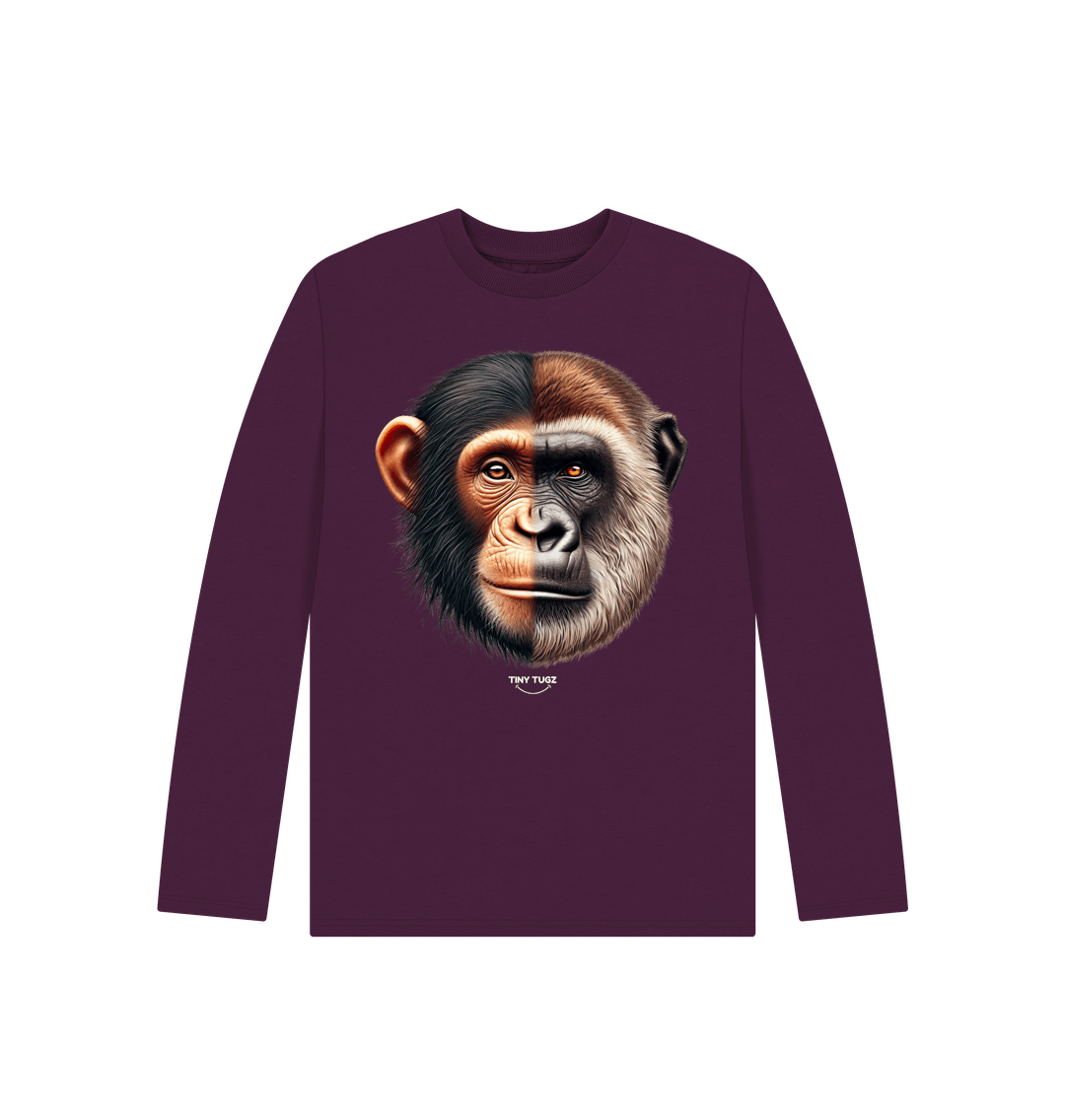 Purple Printed Kids T-Shirt