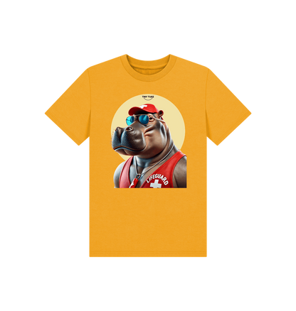 Mustard Printed Kids T-Shirt