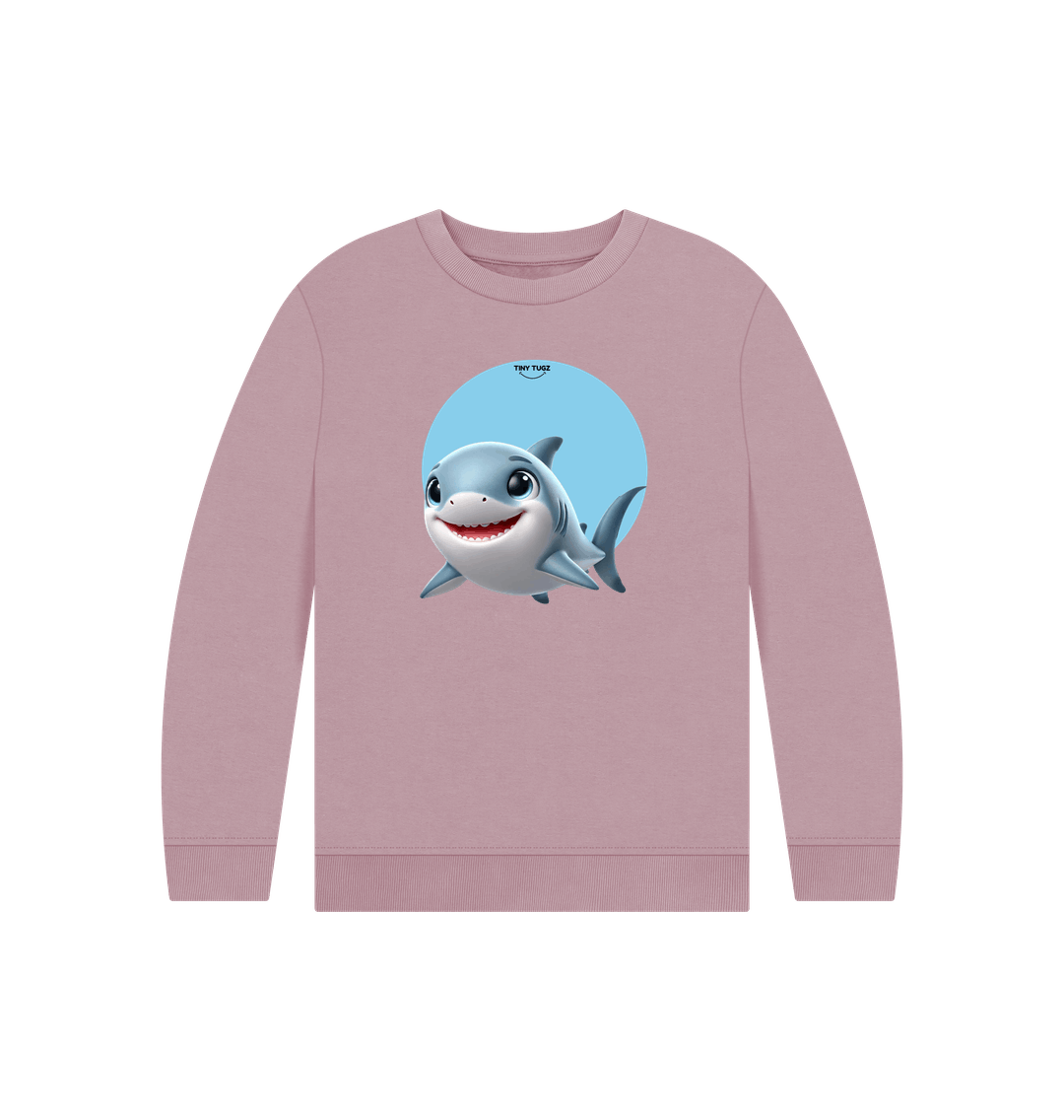 Mauve Printed Kids Jumper