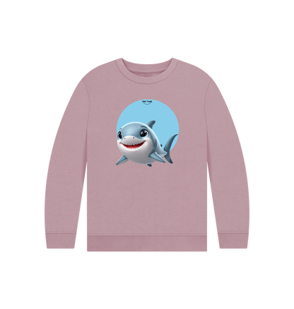 Mauve Printed Kids Jumper