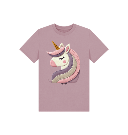 Mauve Printed Kids T-Shirt