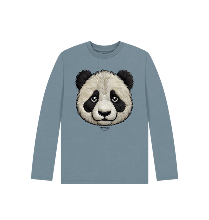 Stone Blue Printed Kids T-Shirt
