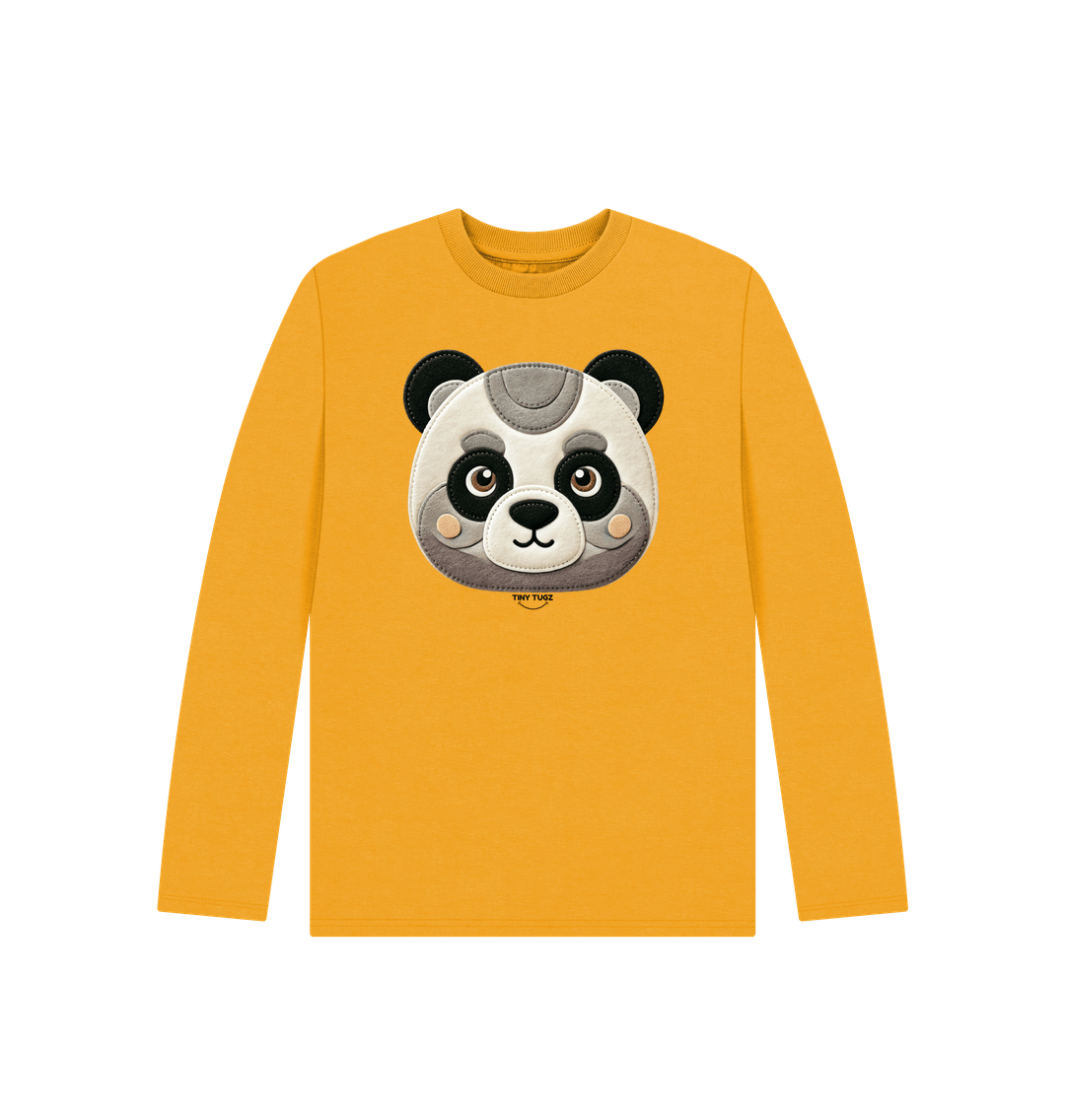 Mustard Printed Kids T-Shirt