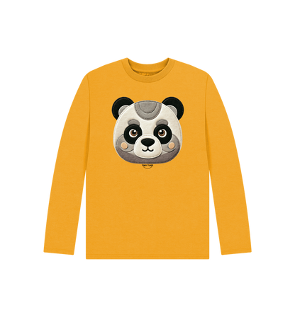Mustard Printed Kids T-Shirt