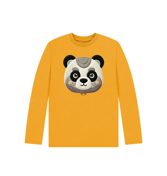 Mustard Printed Kids T-Shirt