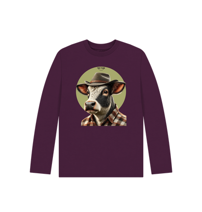 Purple Printed Kids T-Shirt