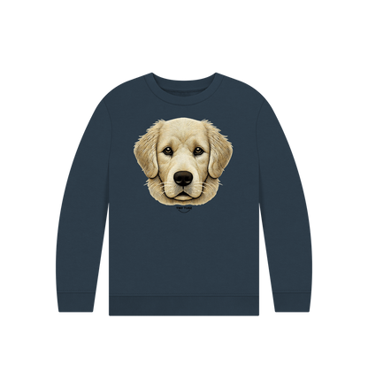 Navy Blue Printed Kids Jumper