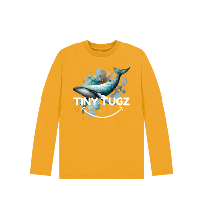 Mustard Printed Kids T-Shirt