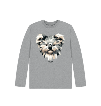 Athletic Grey Printed Kids T-Shirt