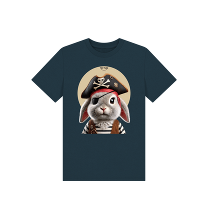 Denim Blue Printed Kids T-Shirt