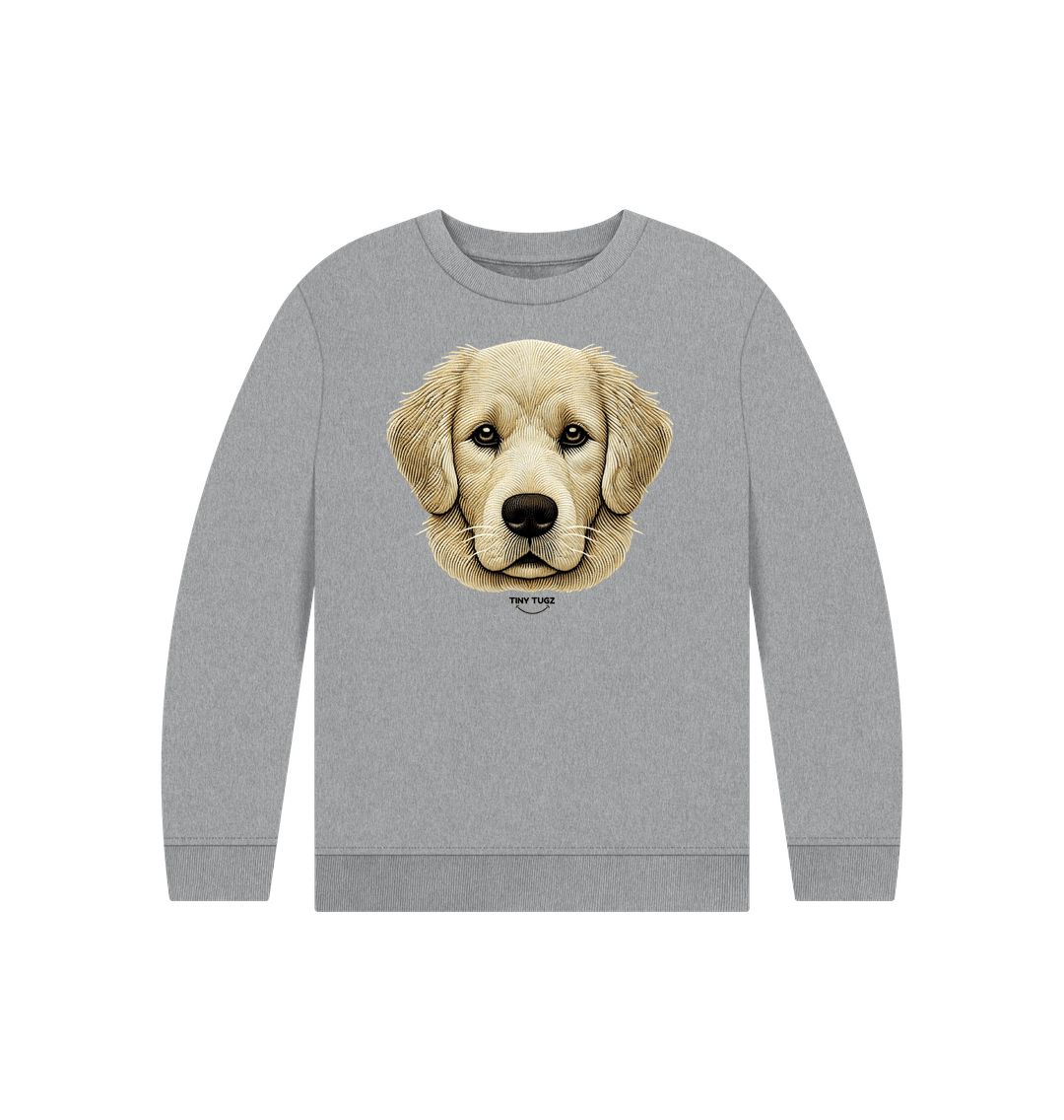 Athletic Grey Printed Kids Jumper