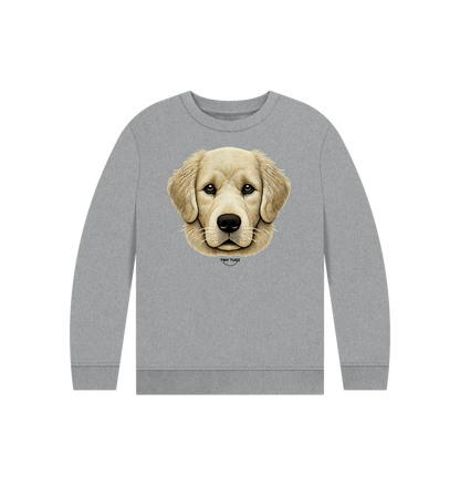 Athletic Grey Printed Kids Jumper