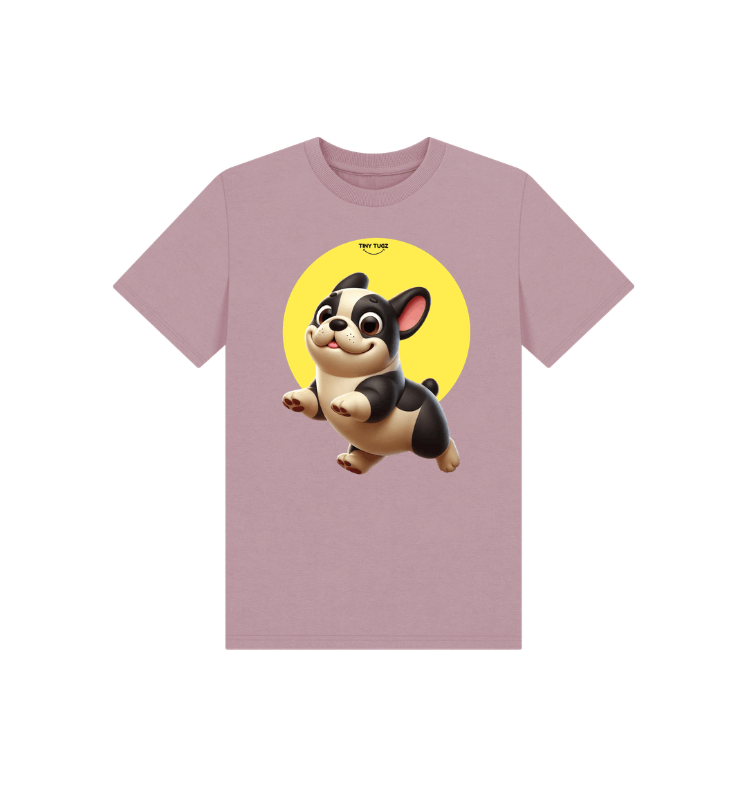 Mauve Printed Kids T-Shirt