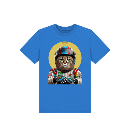 Bright Blue Printed Kids T-Shirt