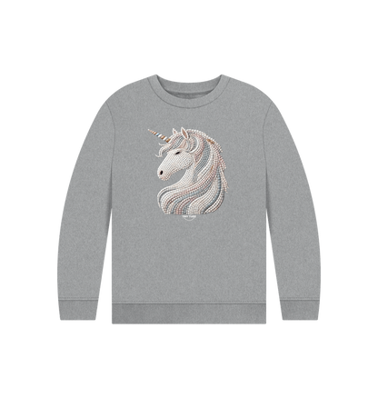 Athletic Grey Printed Kids Jumper