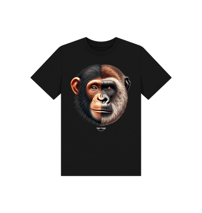 Black Printed Kids T-Shirt