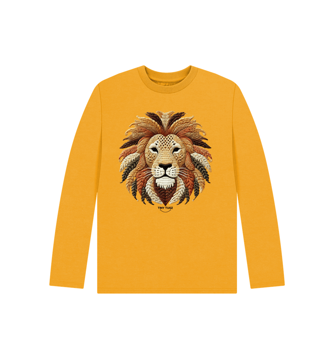 Mustard Printed Kids T-Shirt