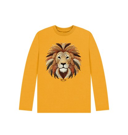 Mustard Printed Kids T-Shirt