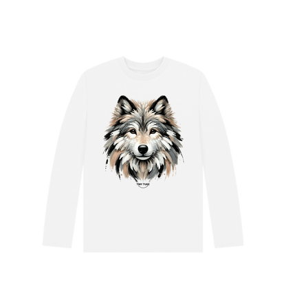 White Printed Kids T-Shirt