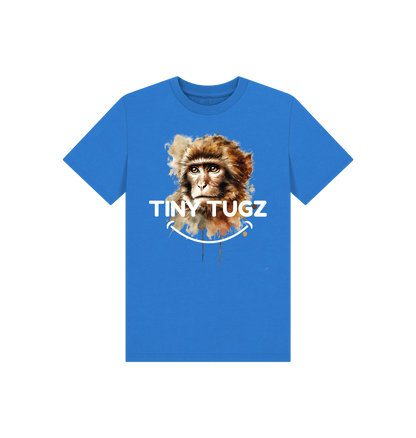 Bright Blue Printed Kids T-Shirt