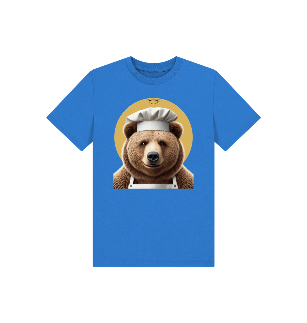 Bright Blue Printed Kids T-Shirt