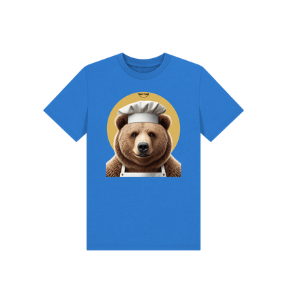 Bright Blue Printed Kids T-Shirt
