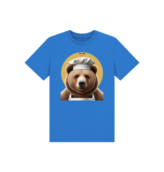 Bright Blue Printed Kids T-Shirt
