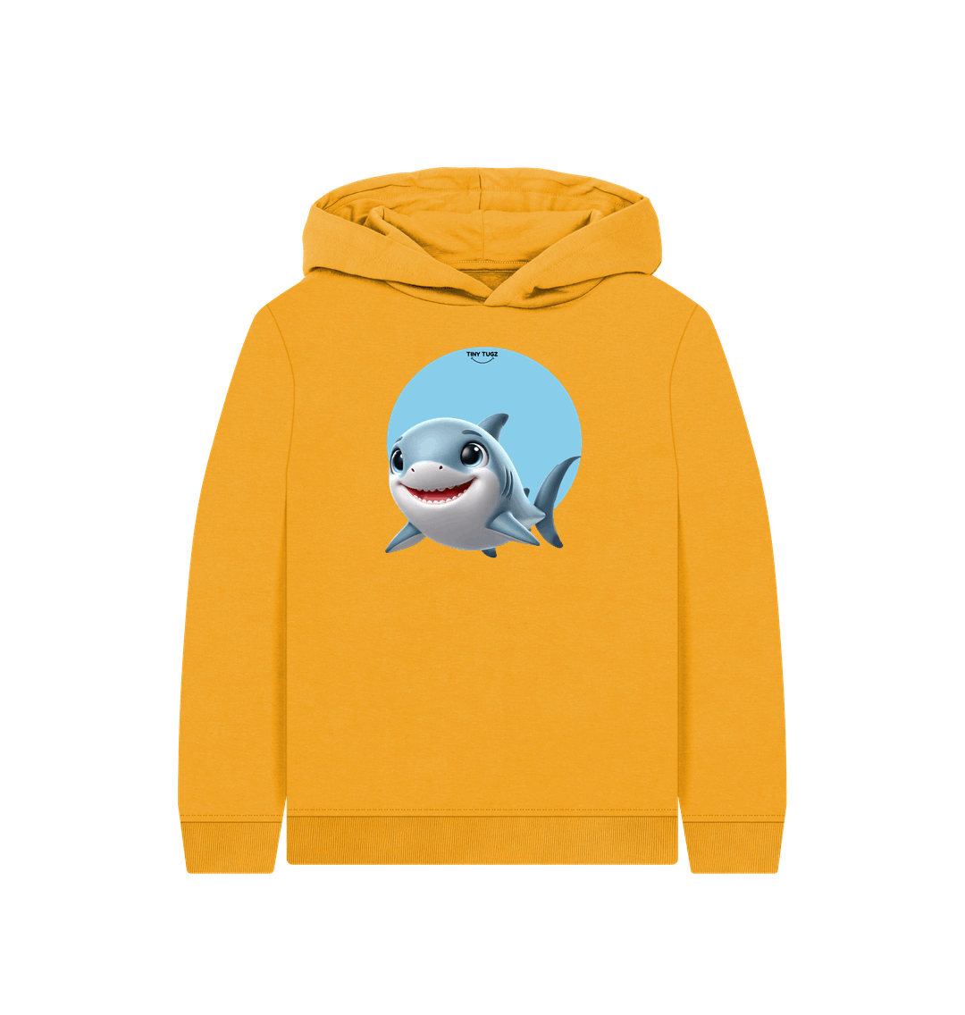 Mustard Printed Kids Hoodie