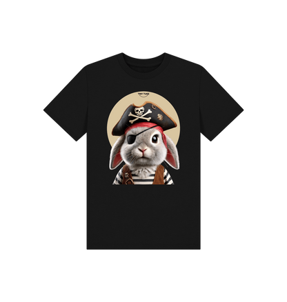 Black Printed Kids T-Shirt