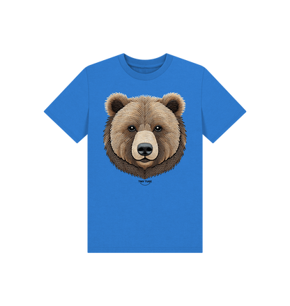 Bright Blue Printed Kids T-Shirt
