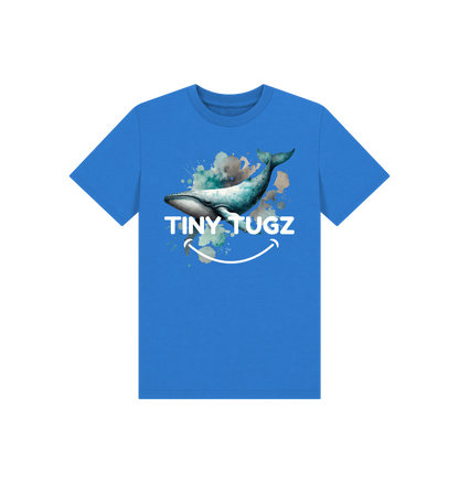 Bright Blue Printed Kids T-Shirt