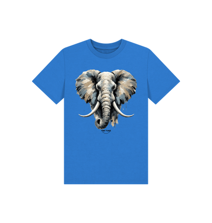 Bright Blue Printed Kids T-Shirt