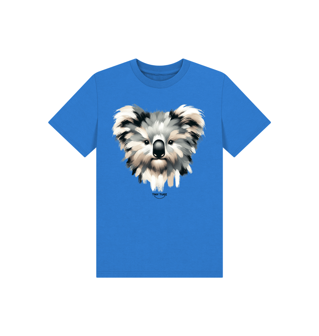 Bright Blue Printed Kids T-Shirt