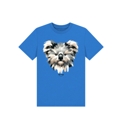 Bright Blue Printed Kids T-Shirt
