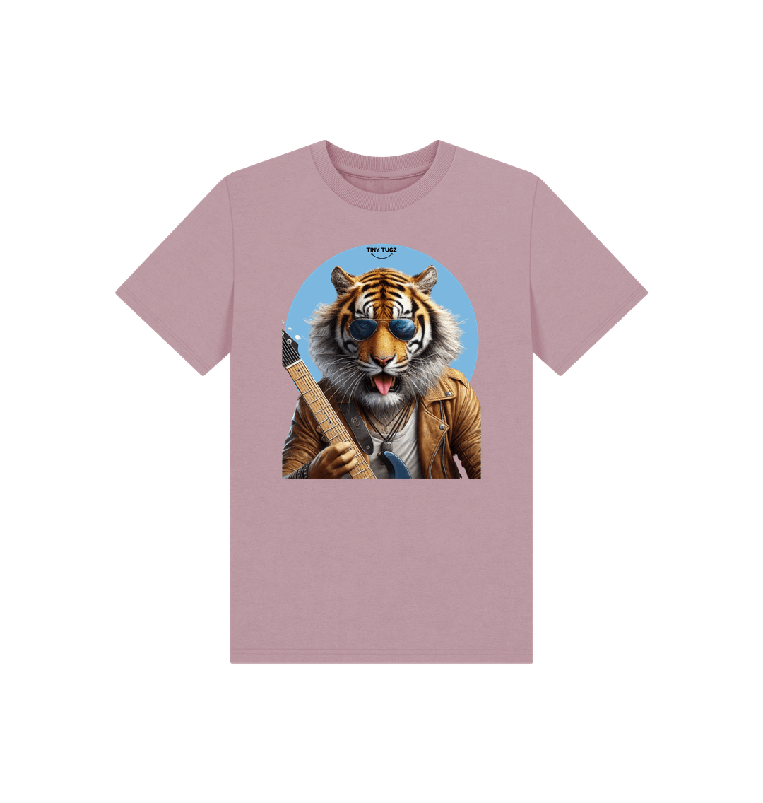 Mauve Printed Kids T-Shirt