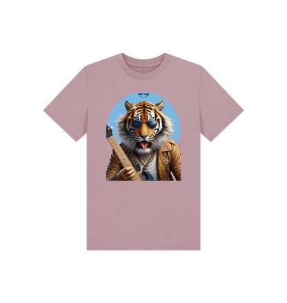 Mauve Printed Kids T-Shirt