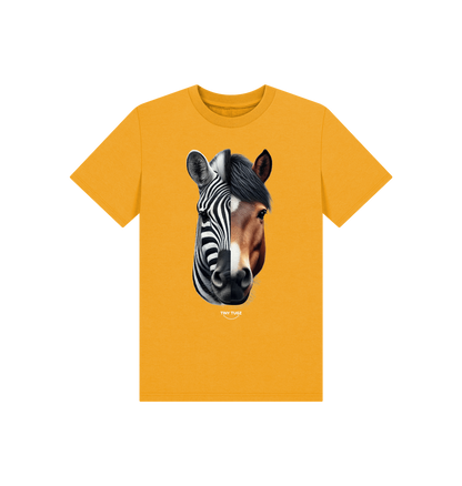 Mustard Printed Kids T-Shirt