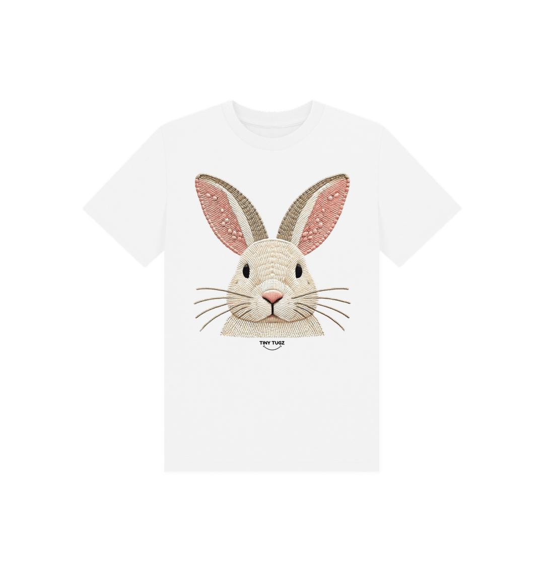 White Printed Kids T-Shirt