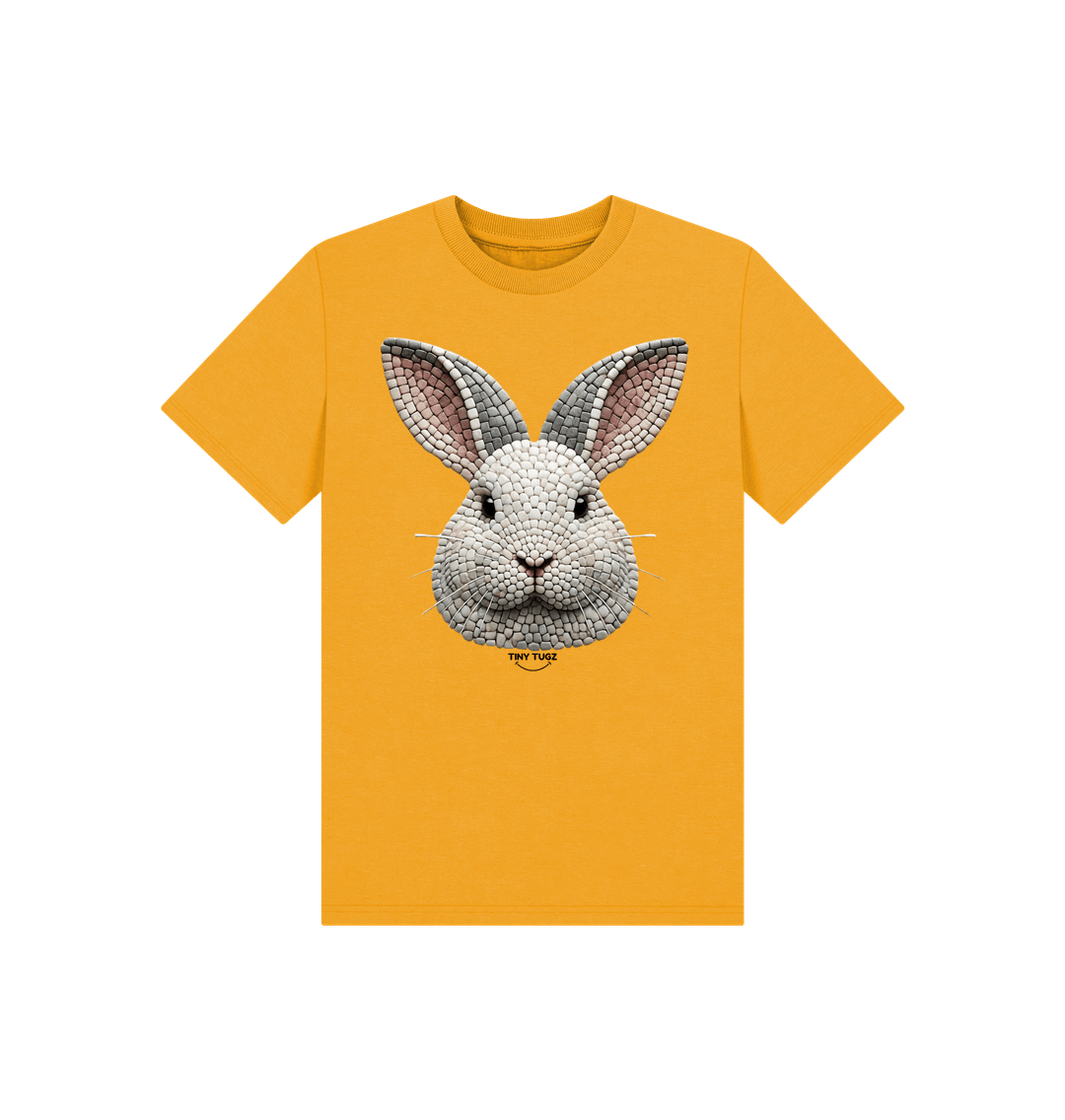 Mustard Printed Kids T-Shirt