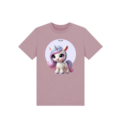 Mauve Printed Kids T-Shirt