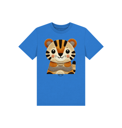 Bright Blue Printed Kids T-Shirt