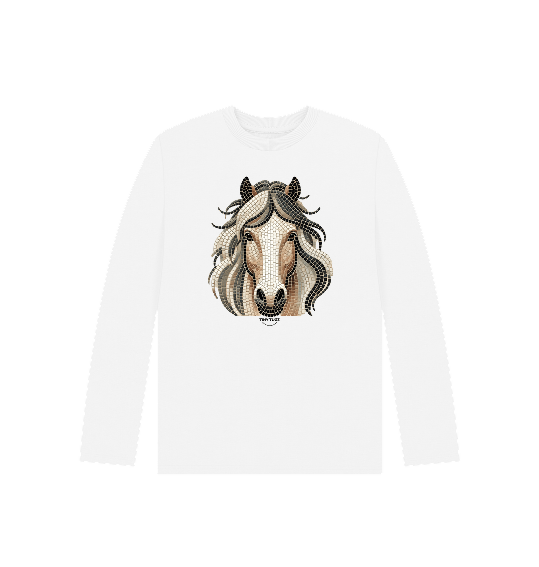 White Printed Kids T-Shirt