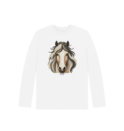 White Printed Kids T-Shirt